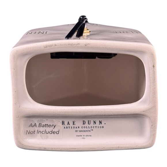 Rae Dunn by Magenta Birdhouse Clock Ceramic Birdhouse Clock 2019 - Picture 6 of 7